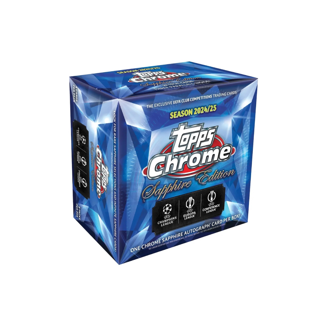 Topps 2024-25 UEFA Club Competitions Chrome Sapphire