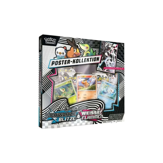 Pokémon Schwarze Blitze & Weisse Flammen Poster Kollektion