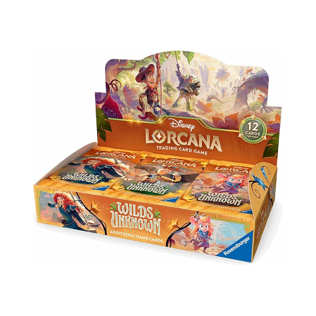 Disney Lorcana Wilds Unknown Booster Display ENGLISCH