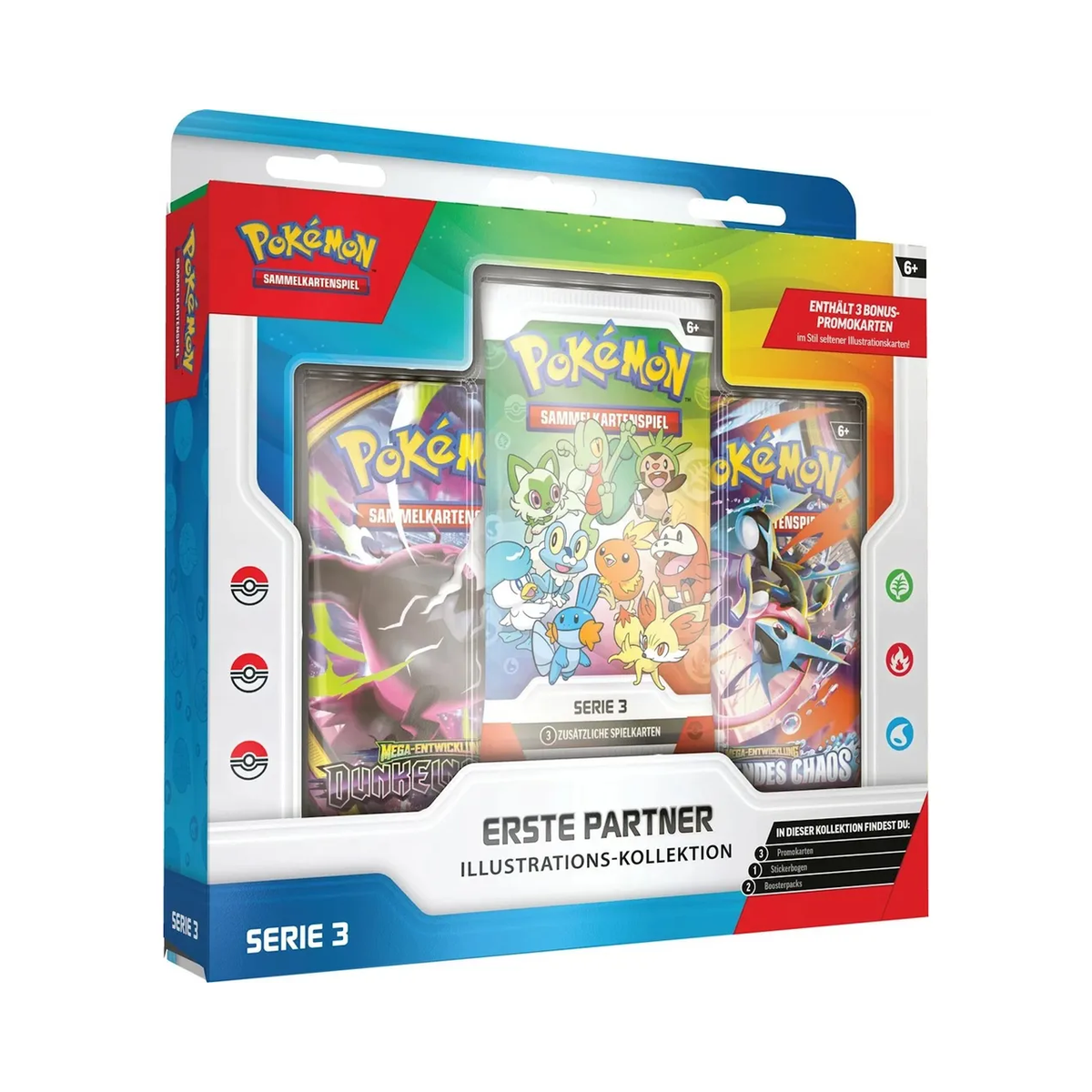 Pokémon Erste-Partner Illustrations-Kollektion Serie 3