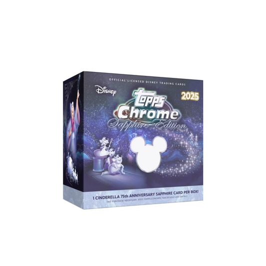Topps 2025 Disney Chrome Sapphire Edition