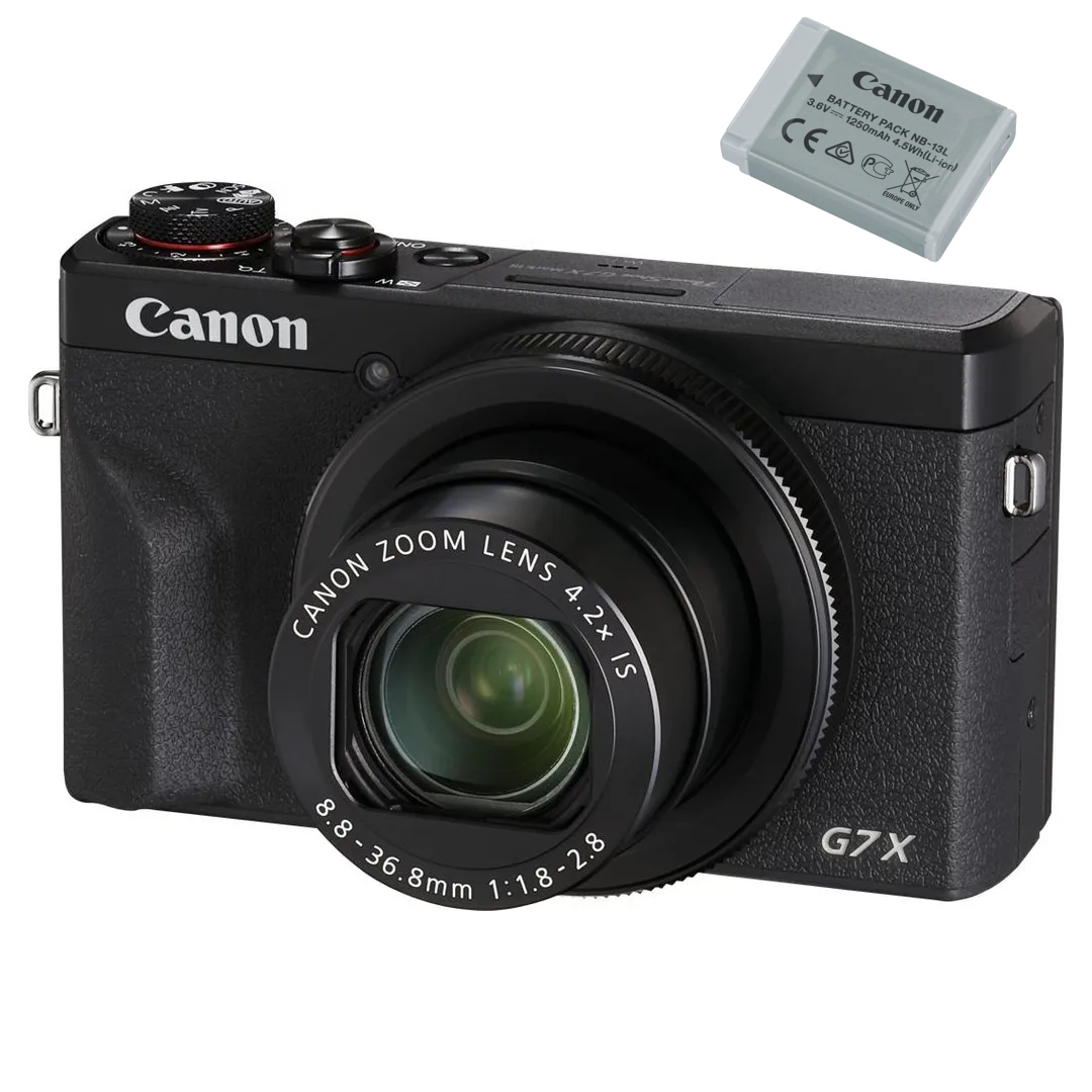 Canon PowerShot G7X Mark III - mit Zusatzakku