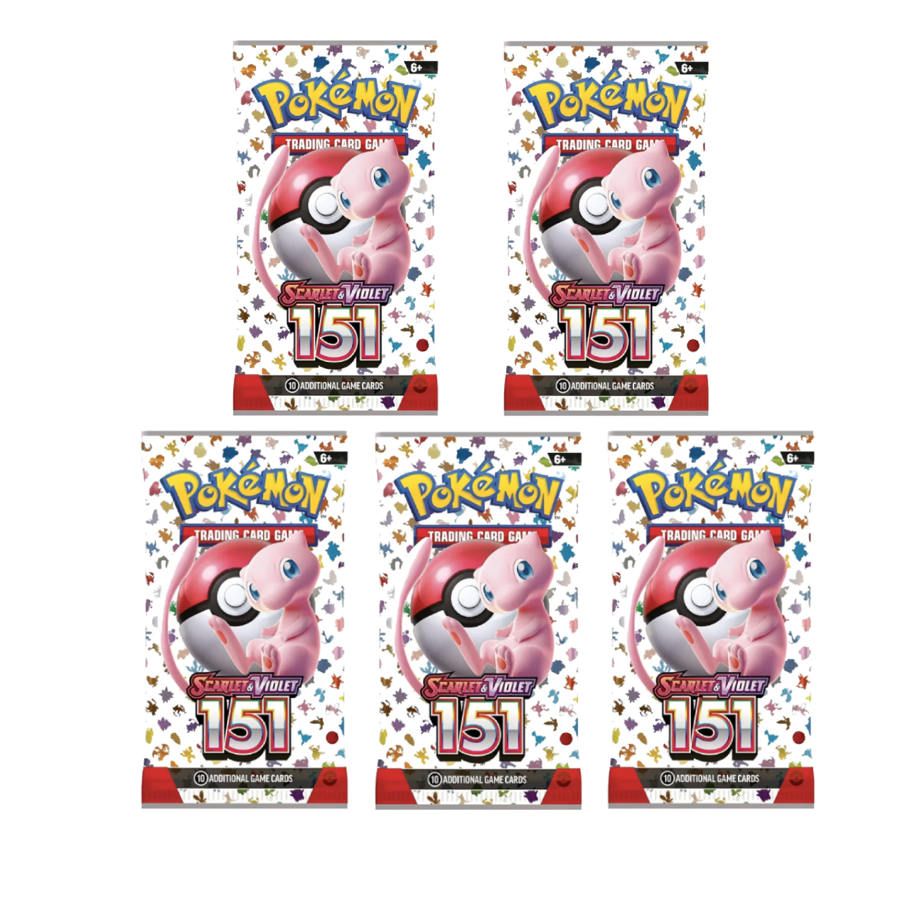 Pokémon 151  -  Booster Packs [ENGLISCH]