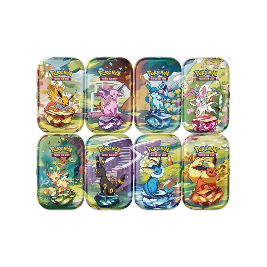 Pokémon Prismatische Entwicklungen Mini Tin Display