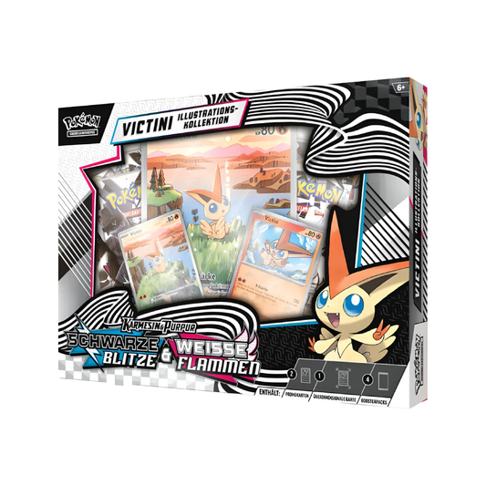 Pokémon Schwarze Blitze & Weiße Flamme Victini Illustrations-Kollektion